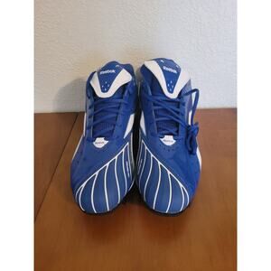 NWT Reebok Blue & White Football Cleats | Men's US Size 16 | Rare Larger Size